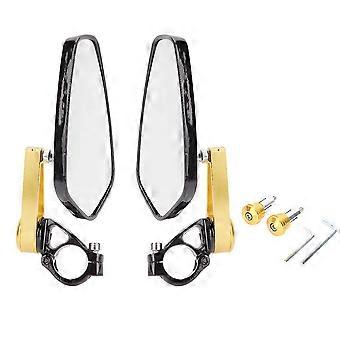 Handlebar Rearview Mirrors 22mm for Motorcycles Scooters Street Racing