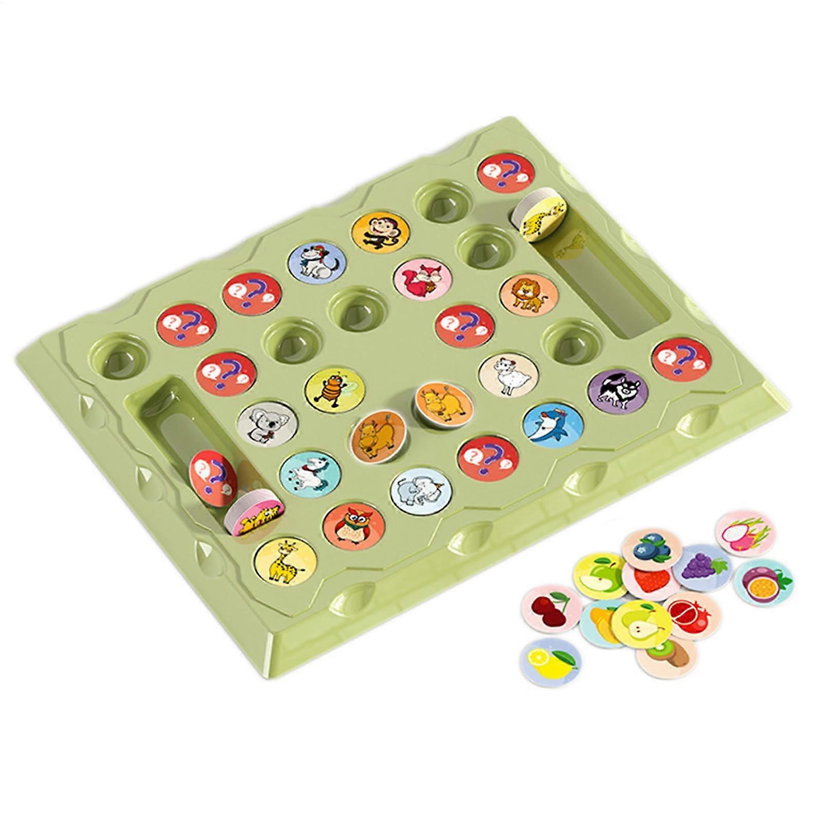 Children's Matching Game Educational Learning Board for Two Players ParentChild Interactive Play Toy for Girls, Family