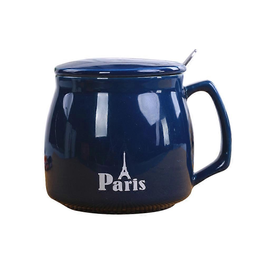 Round Handle Design Ceramic Mug For Restaurant Use 7.8 X 7.8 X 8.5cm Practical Design 1Pack