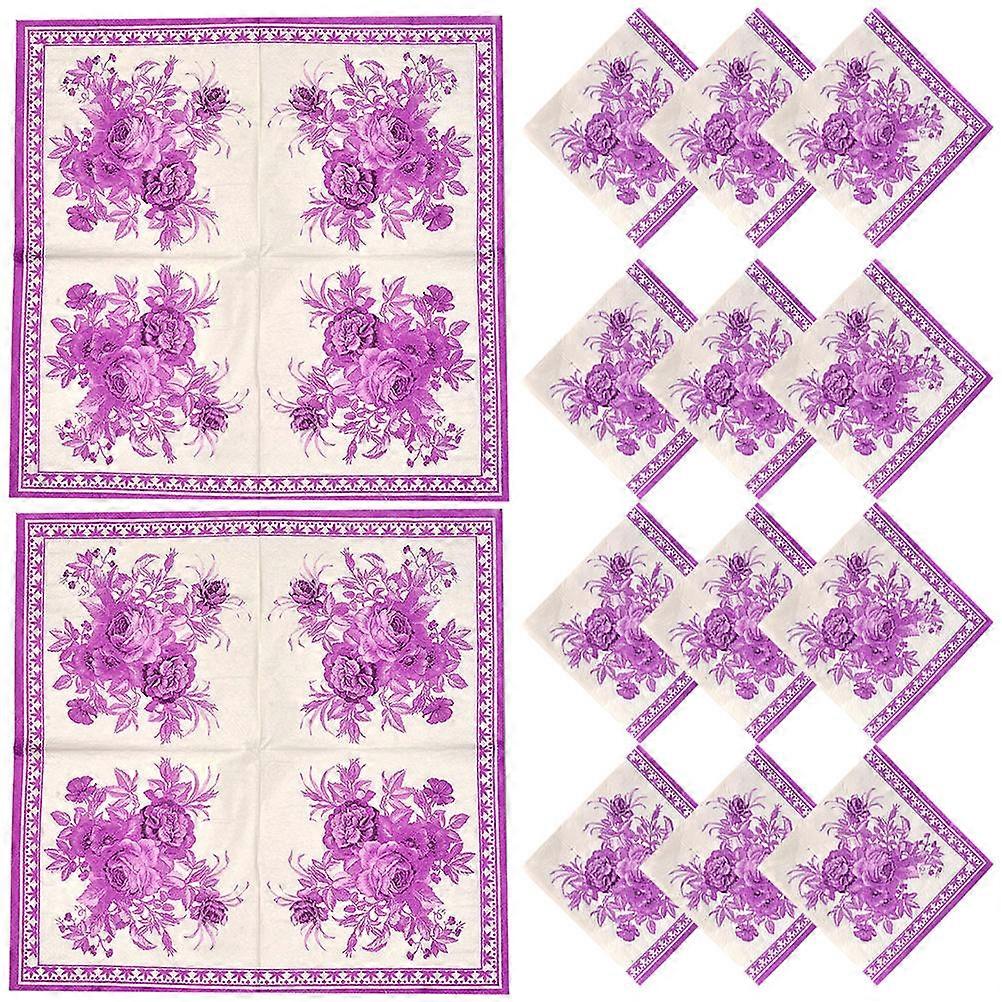 Decorative Paper Napkins Tea Party Paper Napkins Perfect For Birthday Party Table Setting 20 Sheets