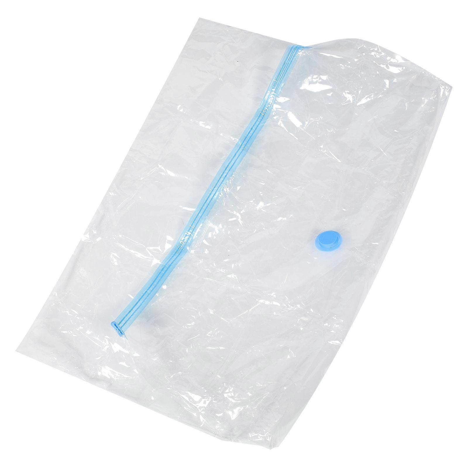 White Vacuum Storage Bags for Clothes and Linens with Clear Window PET PE Combo Set of 5 Various