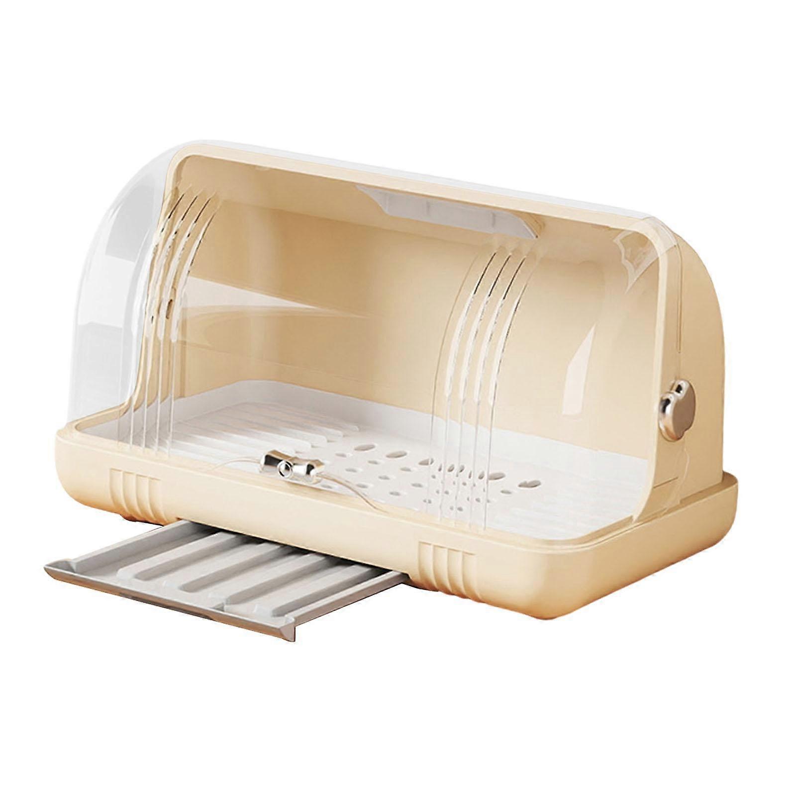 Bottle Drying Rack with Lid Keeps Clean Dustproof with Removable Drain Tray