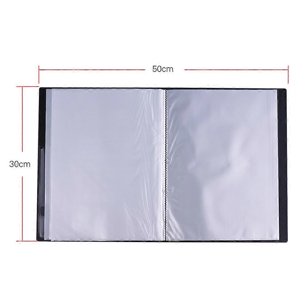 A4 Size Plastic Music Sheet Storage Folder with 40 Pockets, Document Holder for Sheet Music, Score Files, and Paper Organization