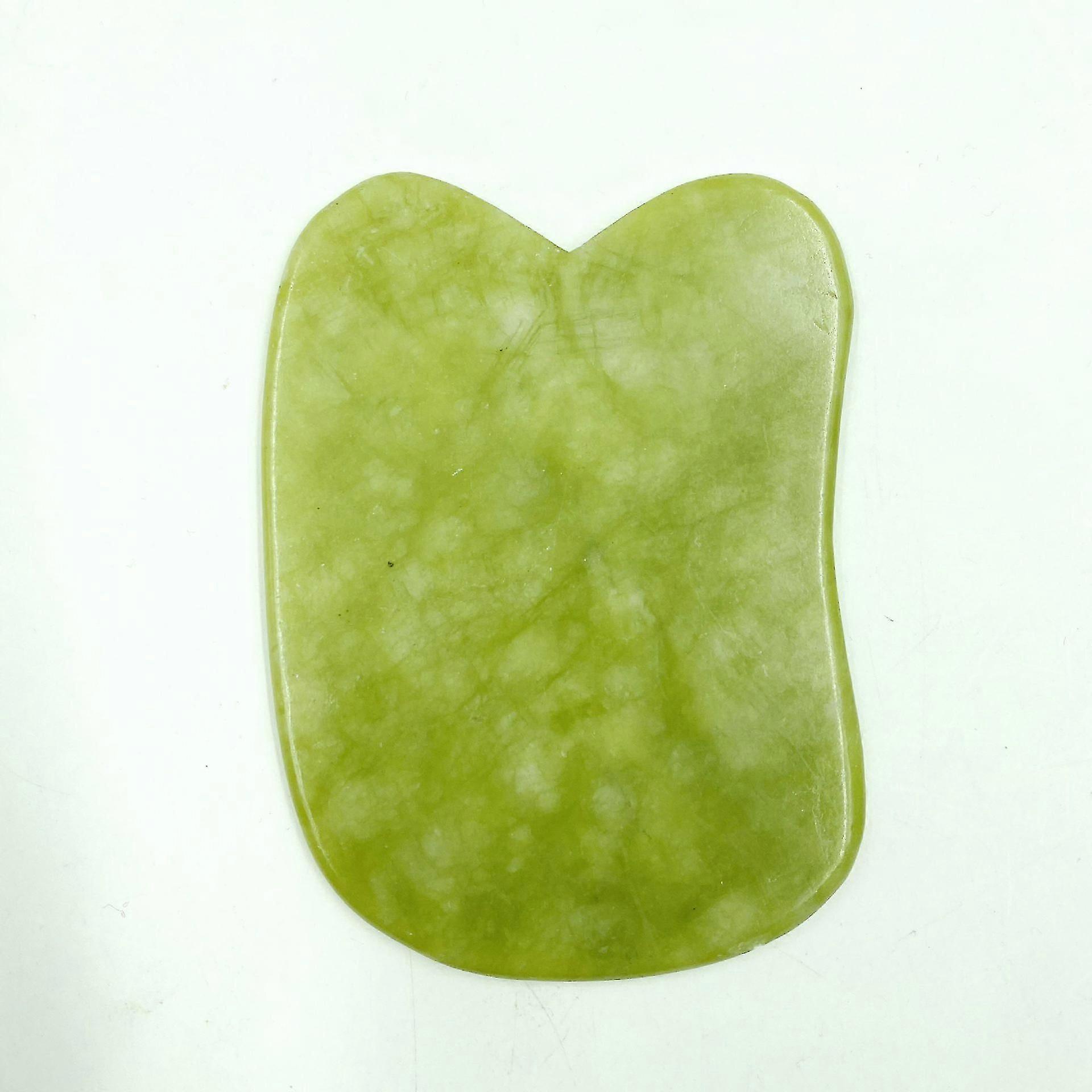 Gua Sha Massagestein Jade Grün