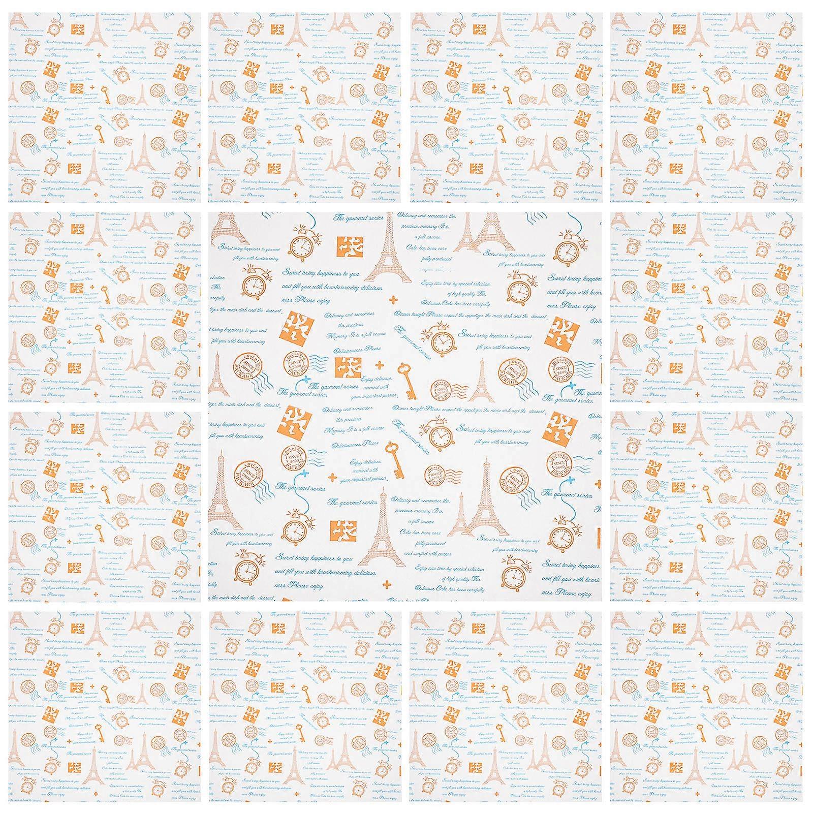 Sandwich Wrap Paper for Family Gatherings Multi Color 22.00X22.00X0.10CM Food Packaging 100Pack
