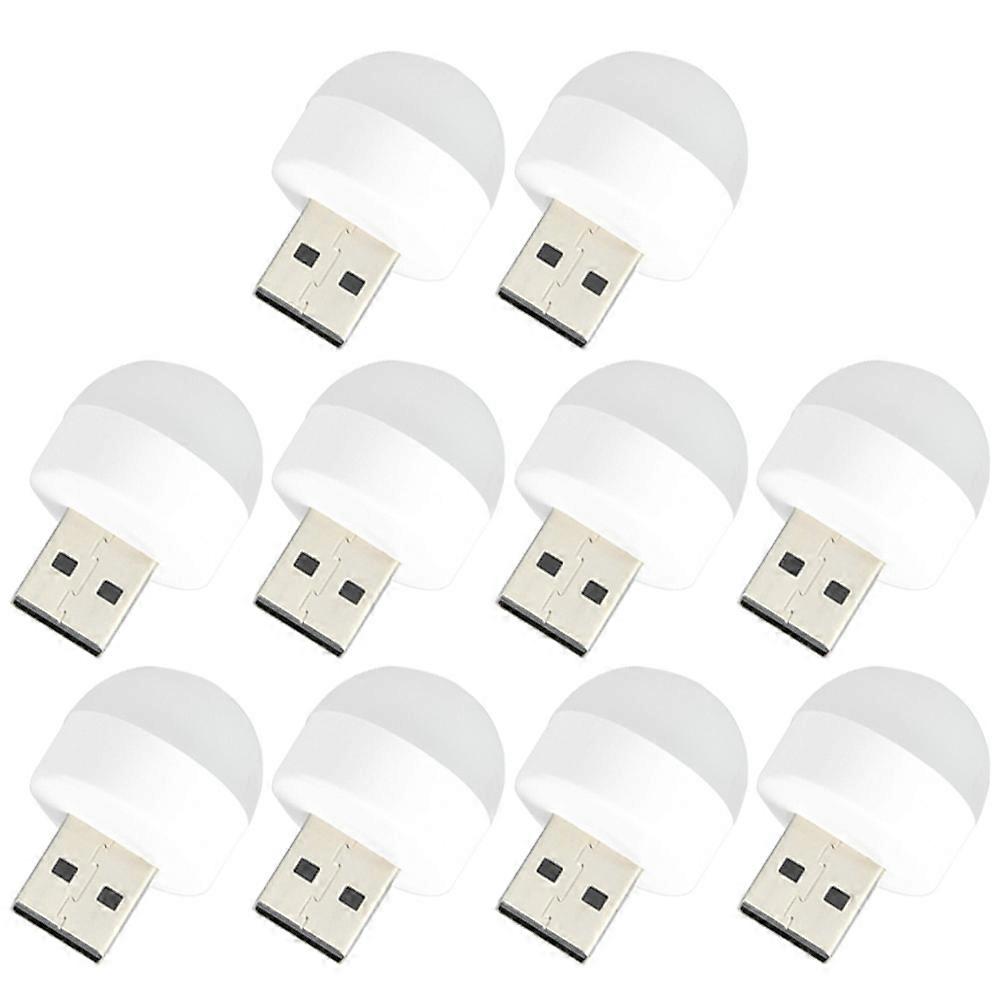Usb Ambiance Light Led Lights Compact Simple Design Use Multi 2.5X2.5X3.5CM 10Pcs