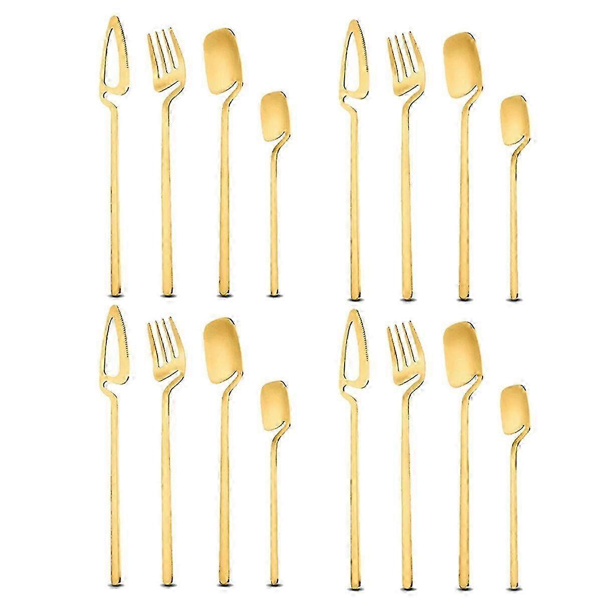 Stainless Steel Tableware Set - Fork & Spoon Wall Decor for Kitchen, Dining Room or Restaurant - Rustic Hanging Design