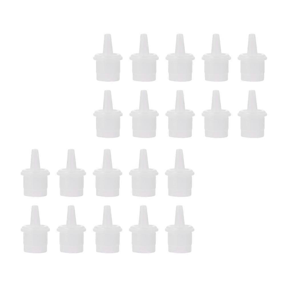 50Pcs Eyelash Extension Glue Bottle Plug Round Tip Prevents Blocked Bottle Mouth