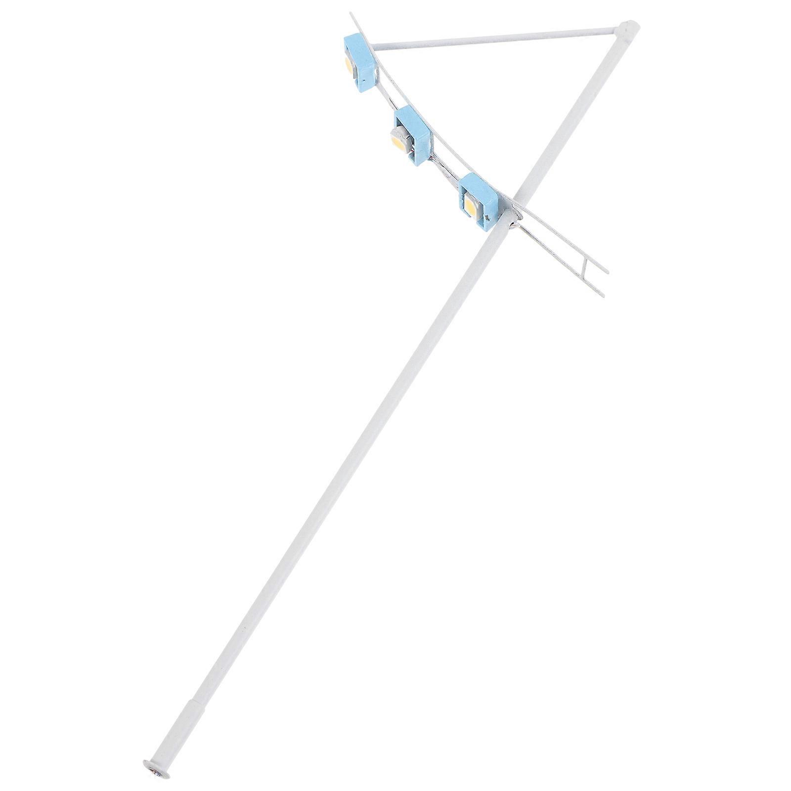 Tiny Light Mini Street Lamp Post for Photography Props Warm Light Realistic Shape Table Decoration 1Set