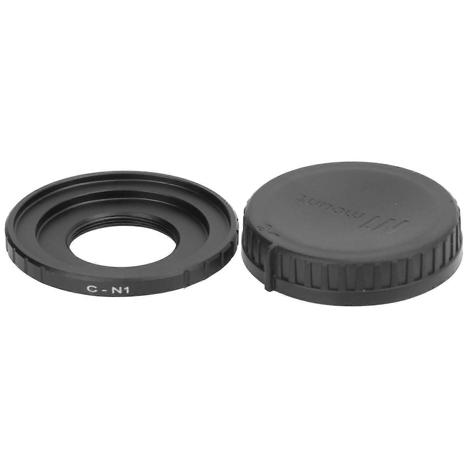 CN1 Lens Adaptor Ring with Back Cap for C Mount Lens to for Nikon J1/J2/J3/J4/J5/V1/V2/V3