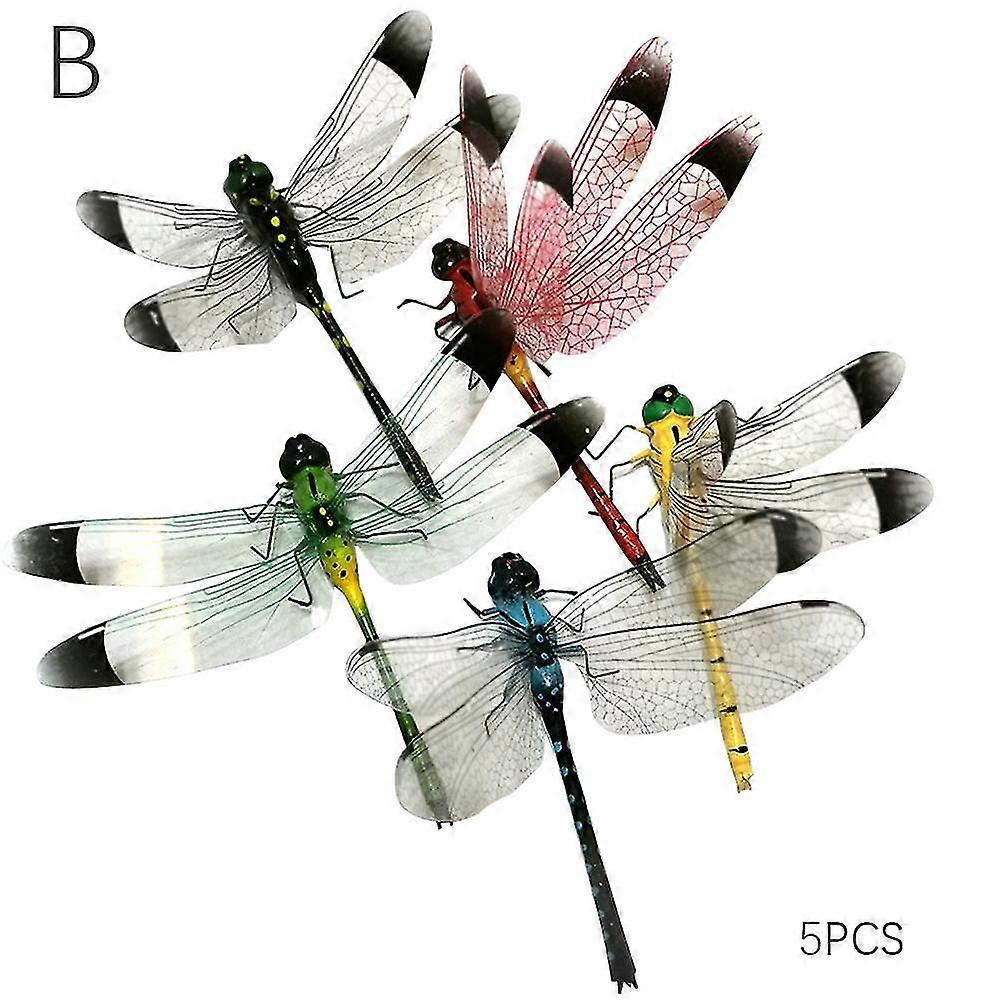 Simulation Dragonfly Mosquito Repellent Mini Dragonfly Ornament Outdoor Garden