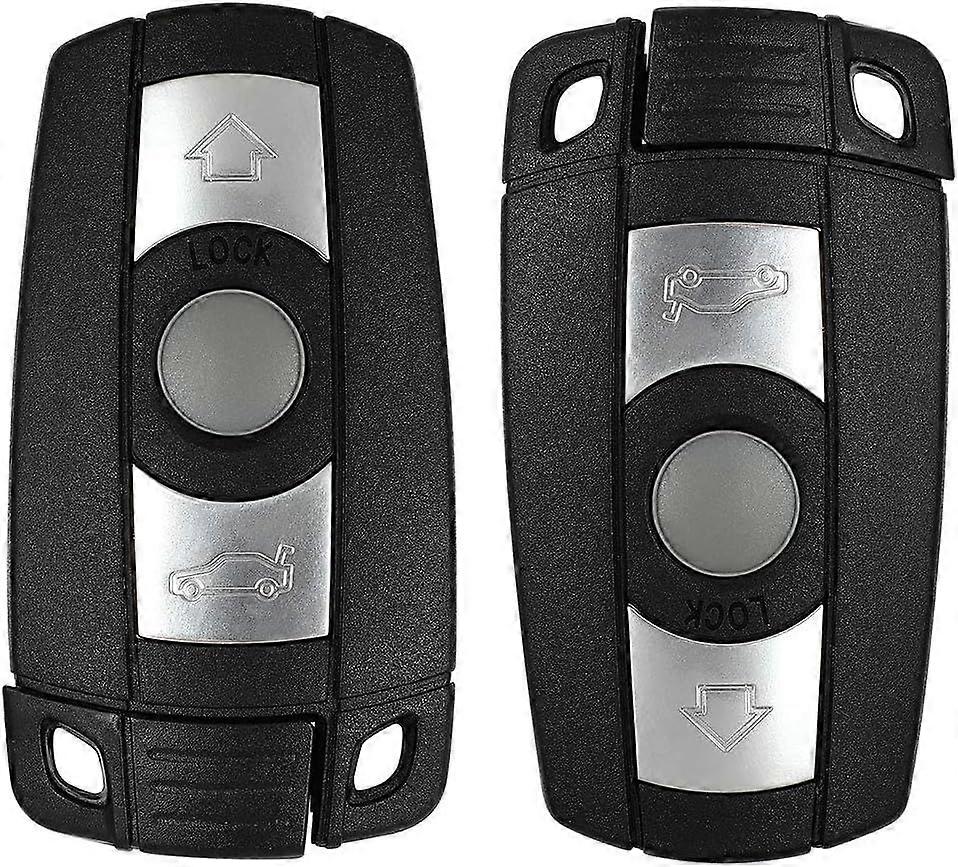 SCITOO Keyless Entry Remote Key Shell 3 Button Uncut Car Key Replacement for