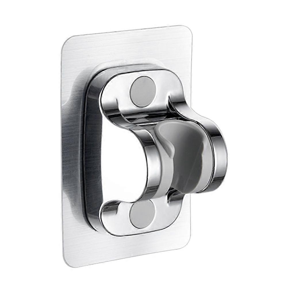 Silver ABS Shower Head Holder for Home Easy to Install and Durable 70 characters