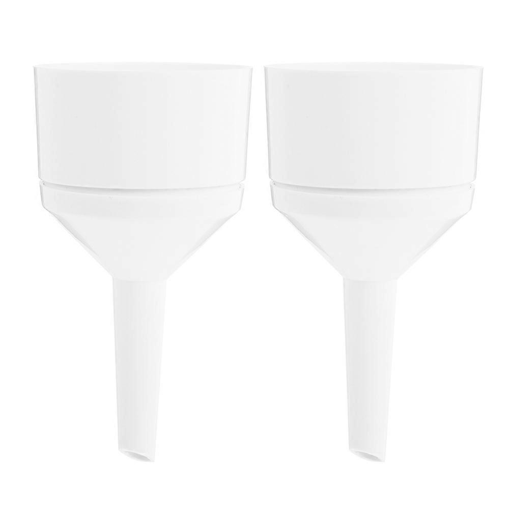 Buchner Funnel for Experiment Plastic White Color Fits Various Scenes 2 Pieces