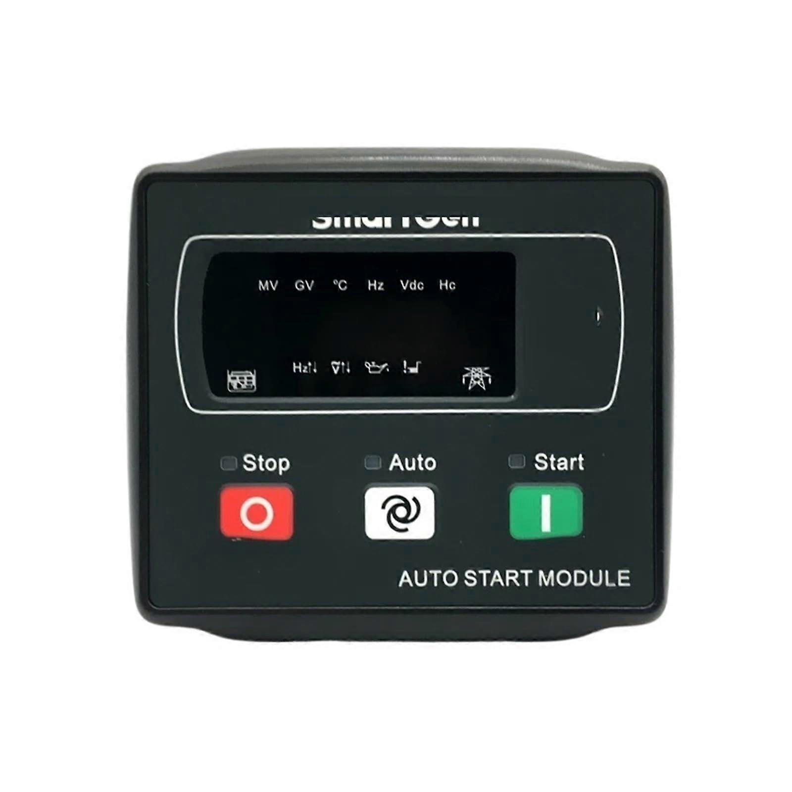 MGC120 Genset Controller with LED Display, Auto Start Stop Switch for Gasoline Generator Sets, Control Panel Replacement