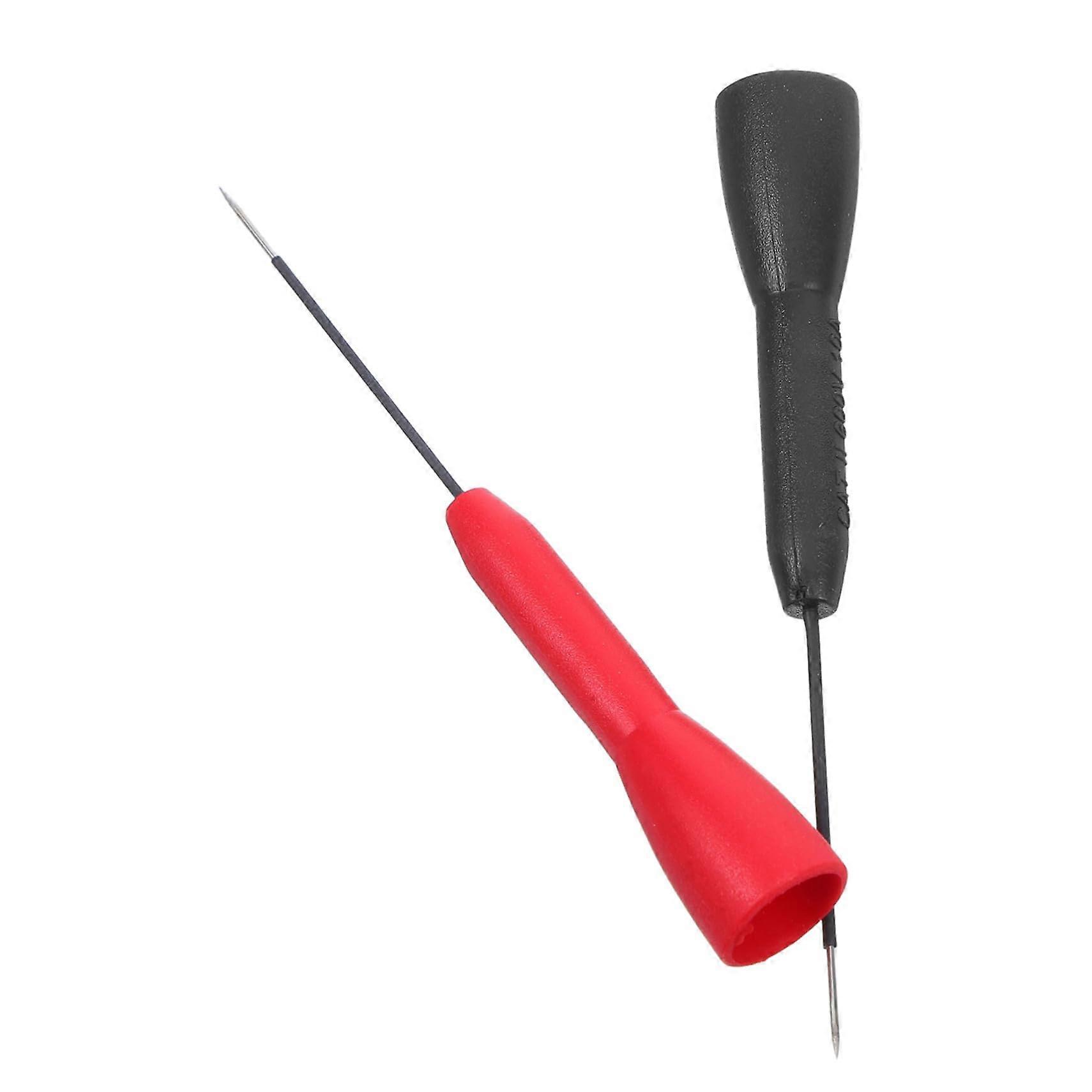Multimeter Test Probe Extension Leads - Nondestructive Measurements - 1 Pair, PVC Insulated, Compatible With Multimeters