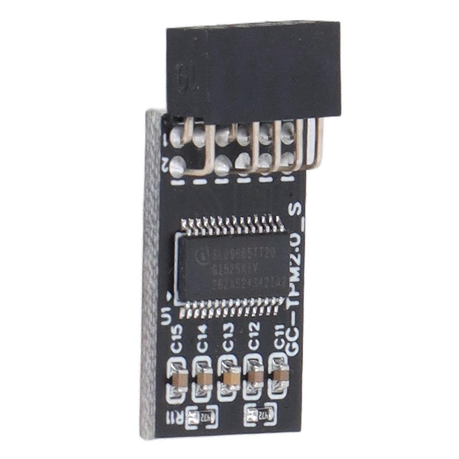 TPM 2.0 Module LPC SPI 12Pin Remote Card Encryption Security Board Accessory for GIGABYTE 