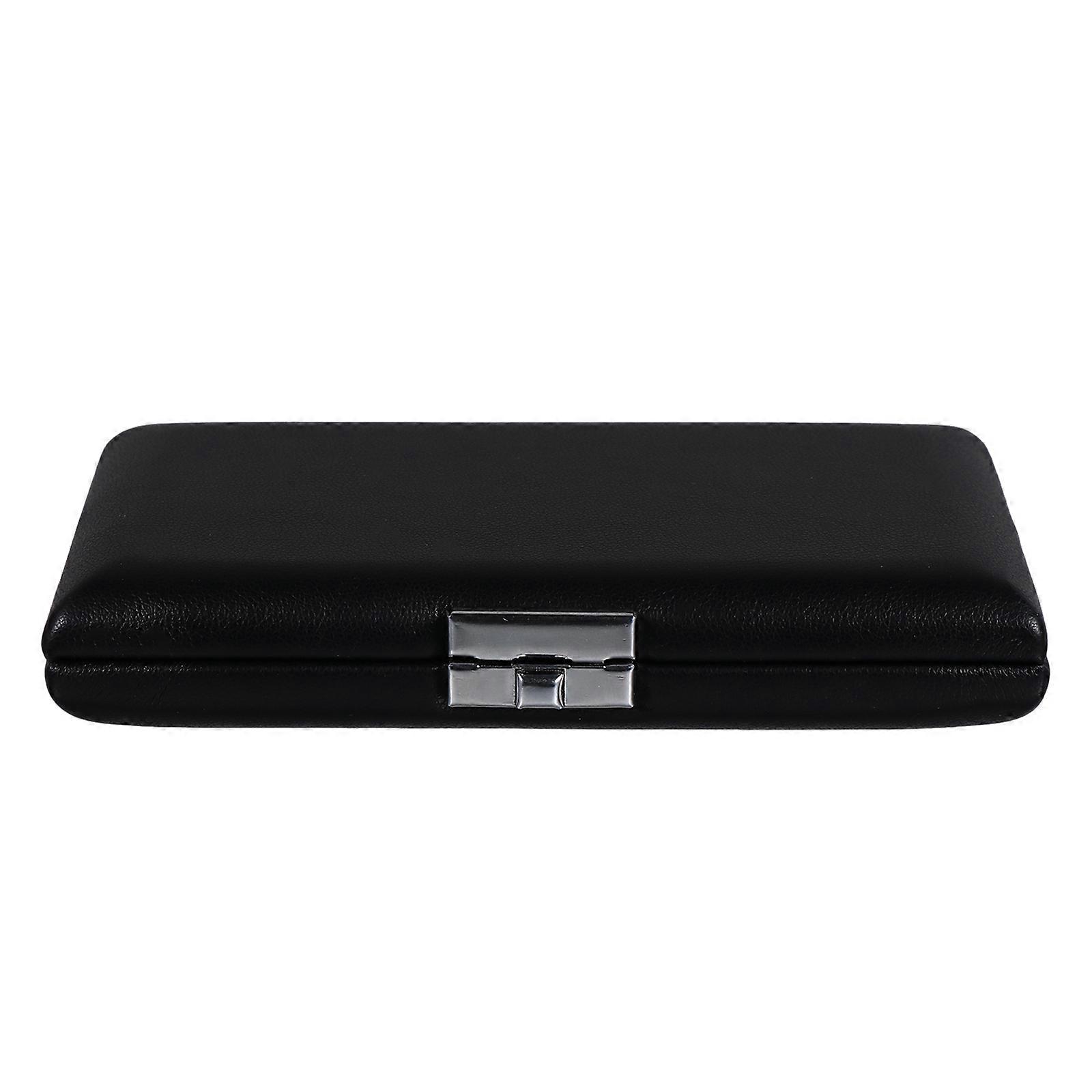 Durable Bassoon Reed Container PU with Metal Buckle 6 Slots for Music Travel or Performance