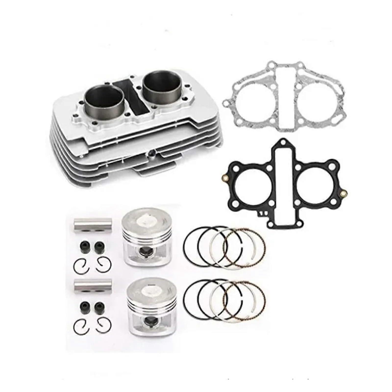 Motorcycle Engine Replacement Parts for Qianjiang Jialing Tianwang CBT125 Piston Ring Modified Engine Assembly Components