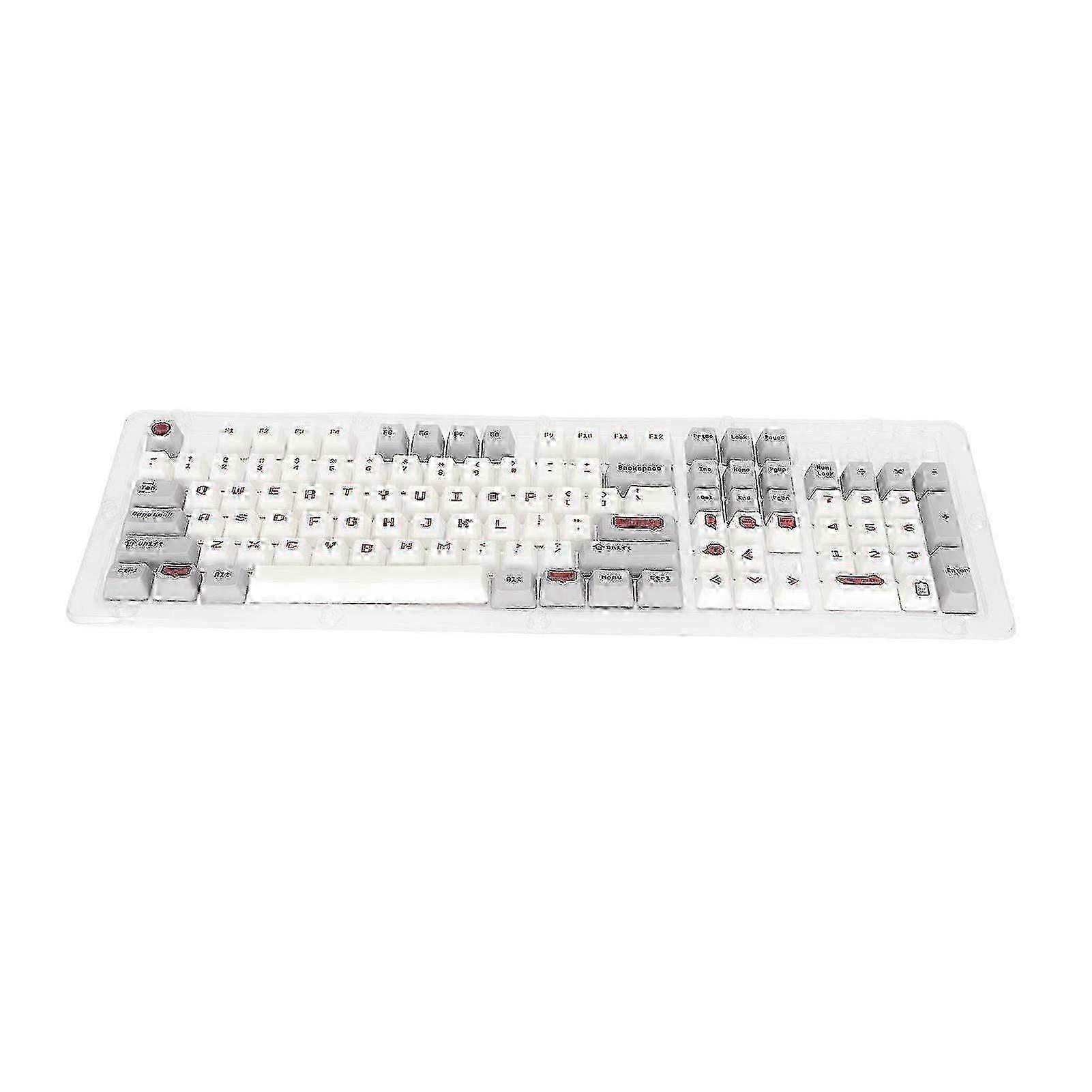 PBT Theme Keyboard Keycaps Set - 108 Keys OEM Height for Excellent Typing Feel | Durable Computer Accessories