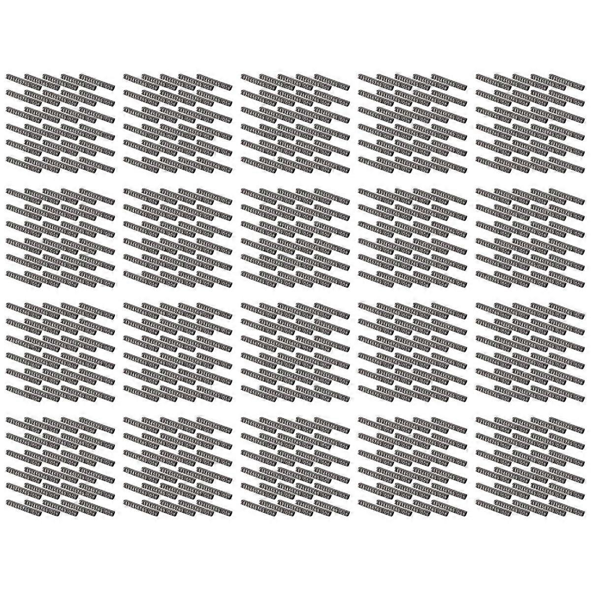 600Sets Plastic Cubes Price Display Tags Adjustable Number Stand Frame Label Shop