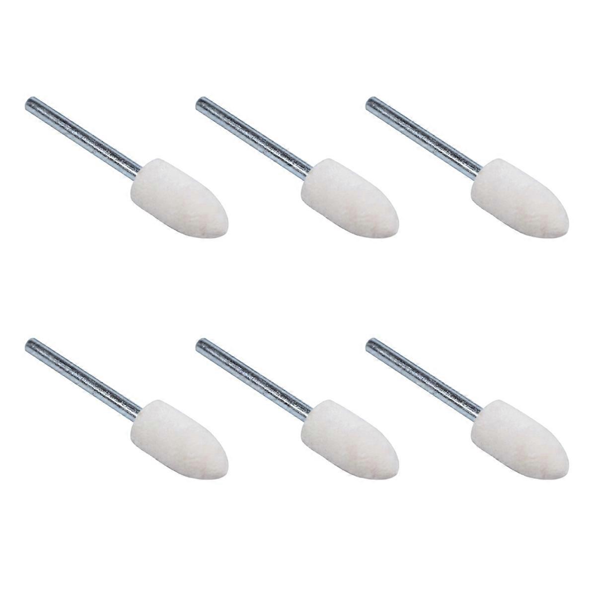 36 Pcs Polishing Buffing Tool 8.5mm Conical Mounted Felt 3mm Shank