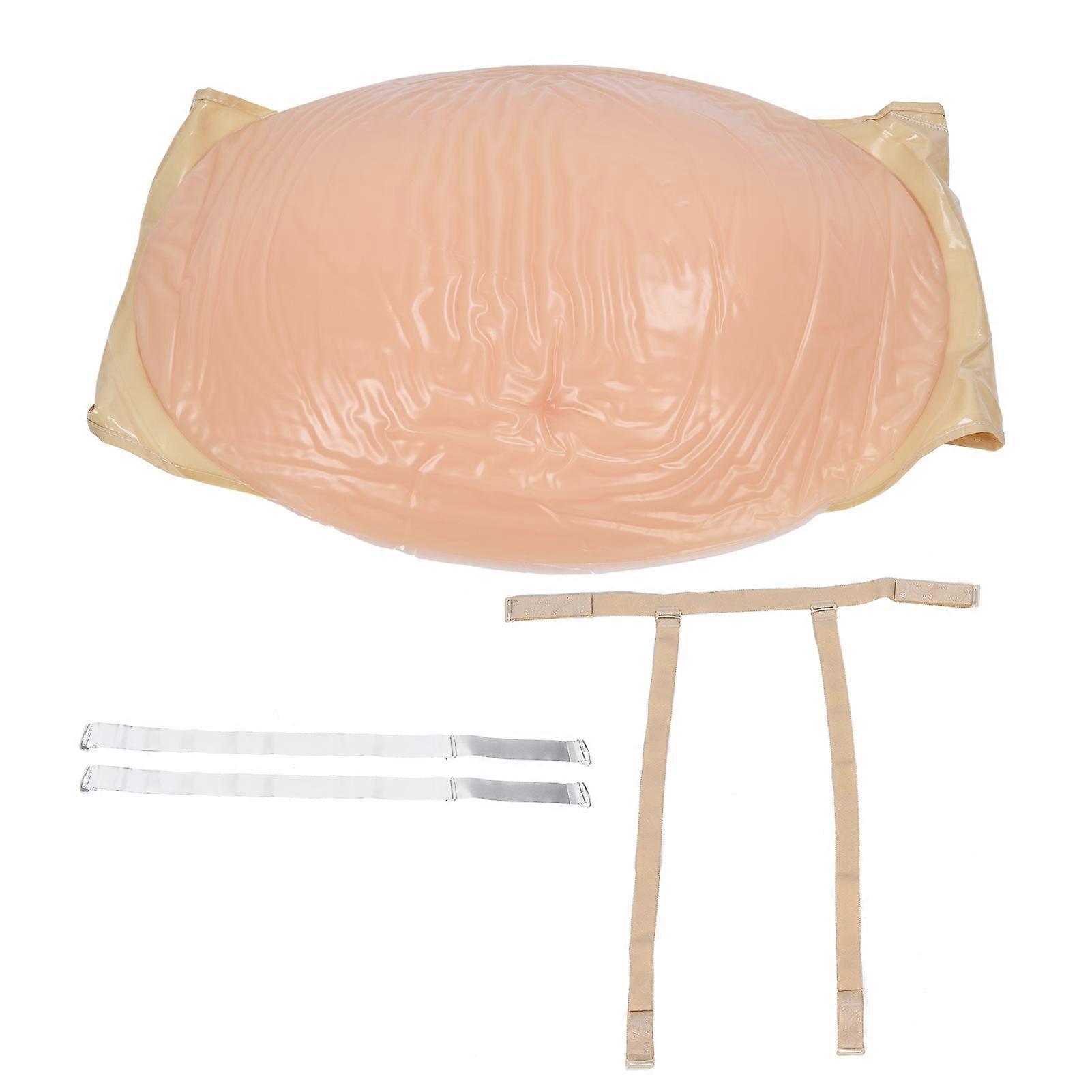 Silicone Fake Pregnancy Belly Soft Elastic Artificial False Belly Actor Performance PropsSkin Color 7‑8 Months