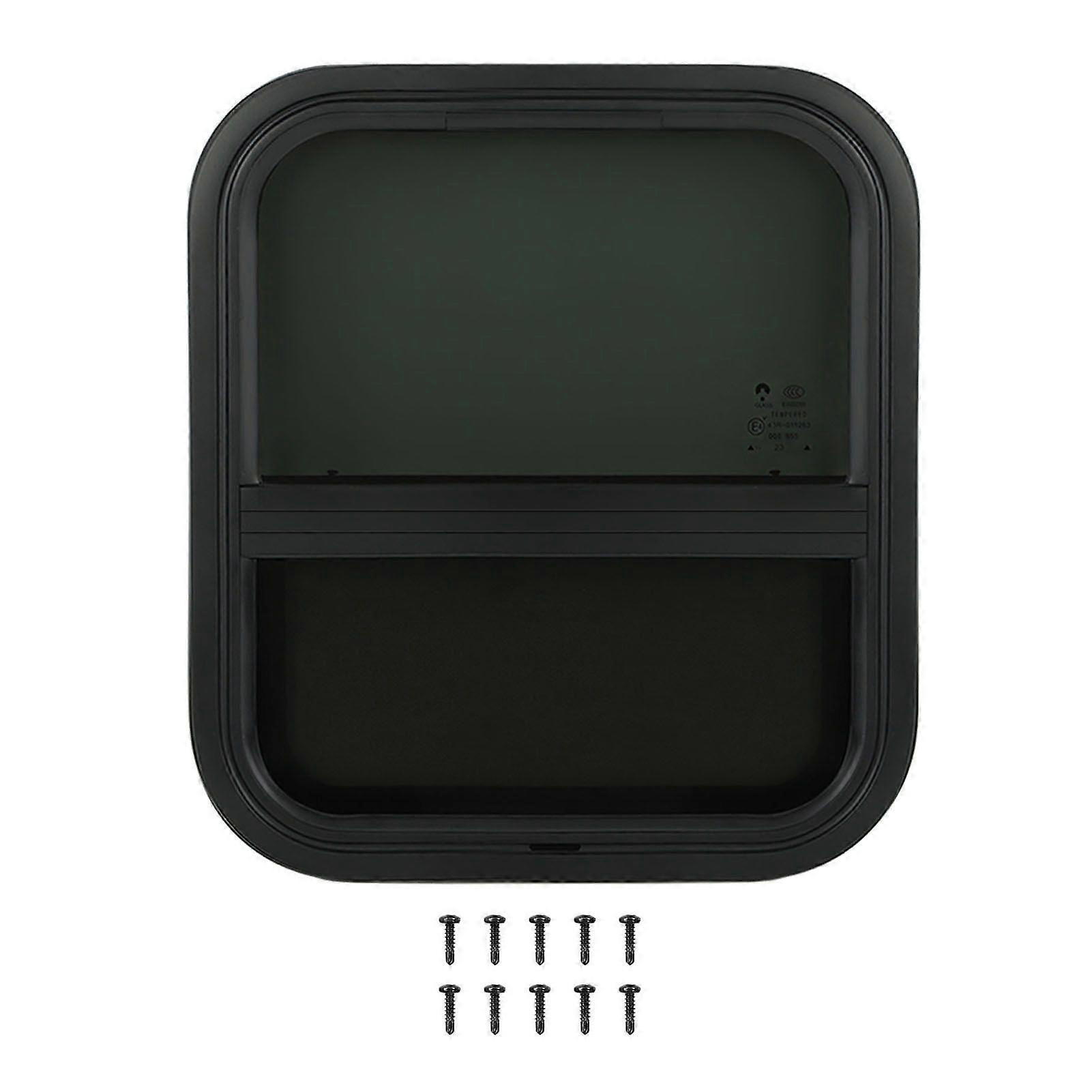 UV resistant RV windows 394x445mm rounded waterproof for camper