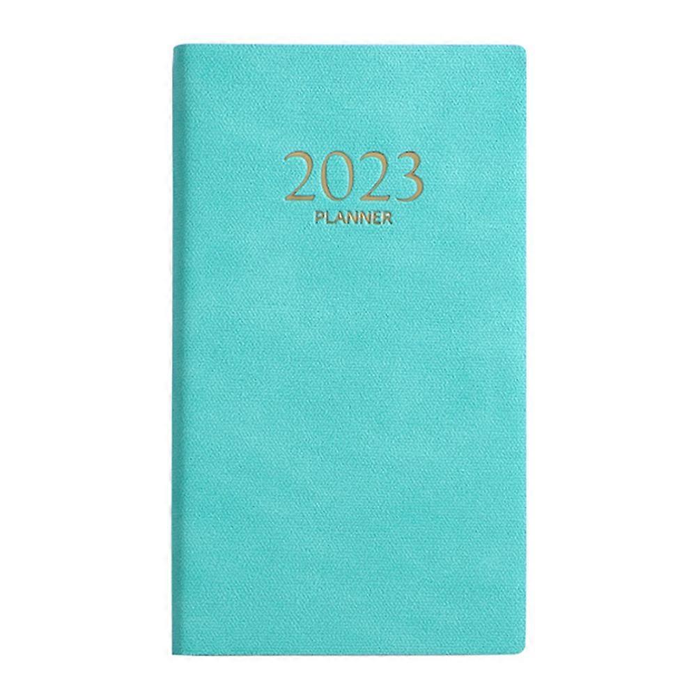 Compact Monthly Planner, Simple Style with Ribbon Bookmark for Efficient Scheduling