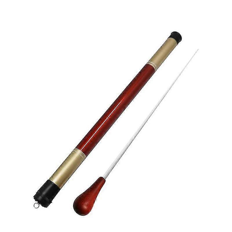Classic Brown Orchestra Baton with Tube Sleeve for Conductors and Music Enthusiasts