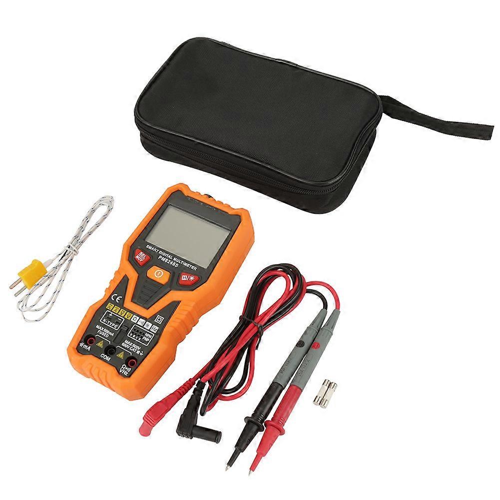 PEAKMETER PM8248S Tester di temperatura di resistenza del multimetro digitale NCV portatile con portata automatica
