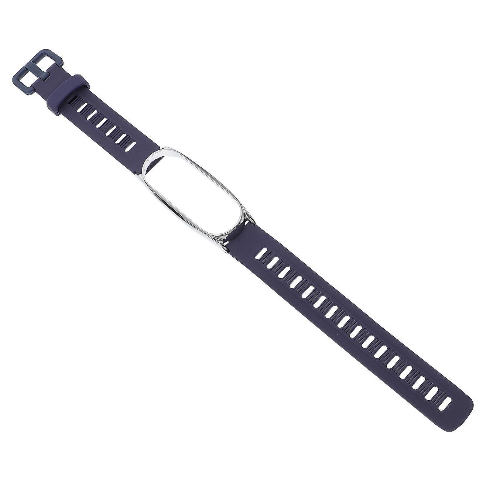 Blue TPU Watchband for Smart Watch Durable and Comfortable with Adjustable Size Fits Smart Watch 3 4 5 6