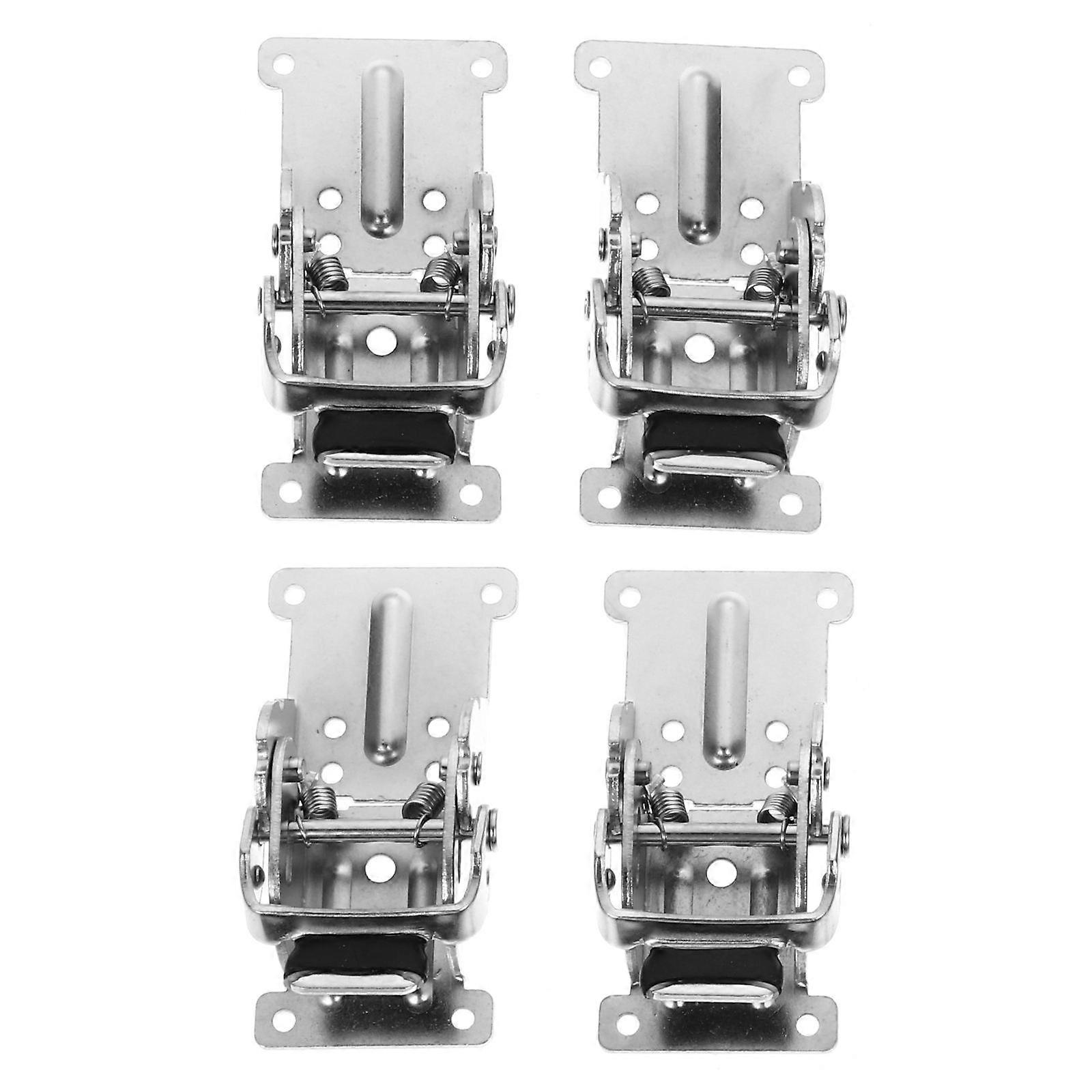 Furniture Hinges Iron Folding Bracket for Table Holder 4Pcs Accessories