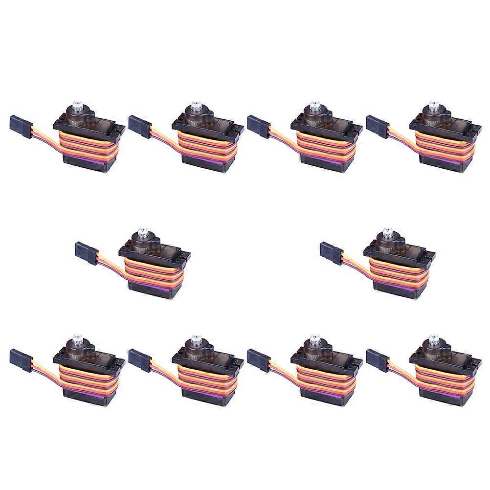 10 Pcs Micro Motor Geared For Robot Arm High Efficiency Black Waterproof