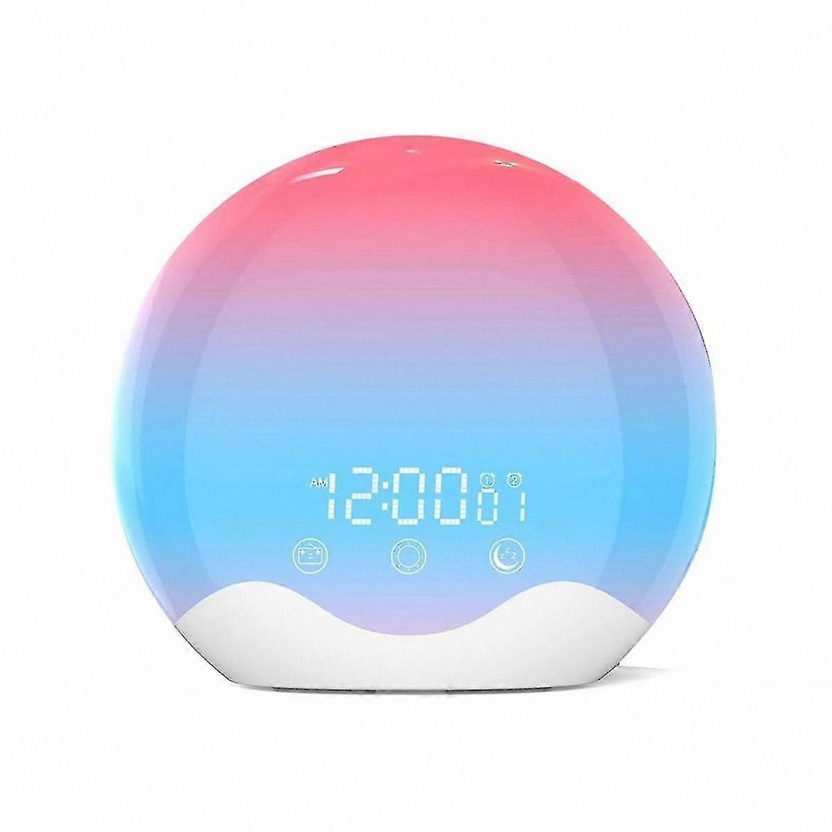 Wake-Up Light Alarm Clock with Touch Control, Dual-Sided Bedroom Clock, Sunrise Simulation for Gentle Mornings