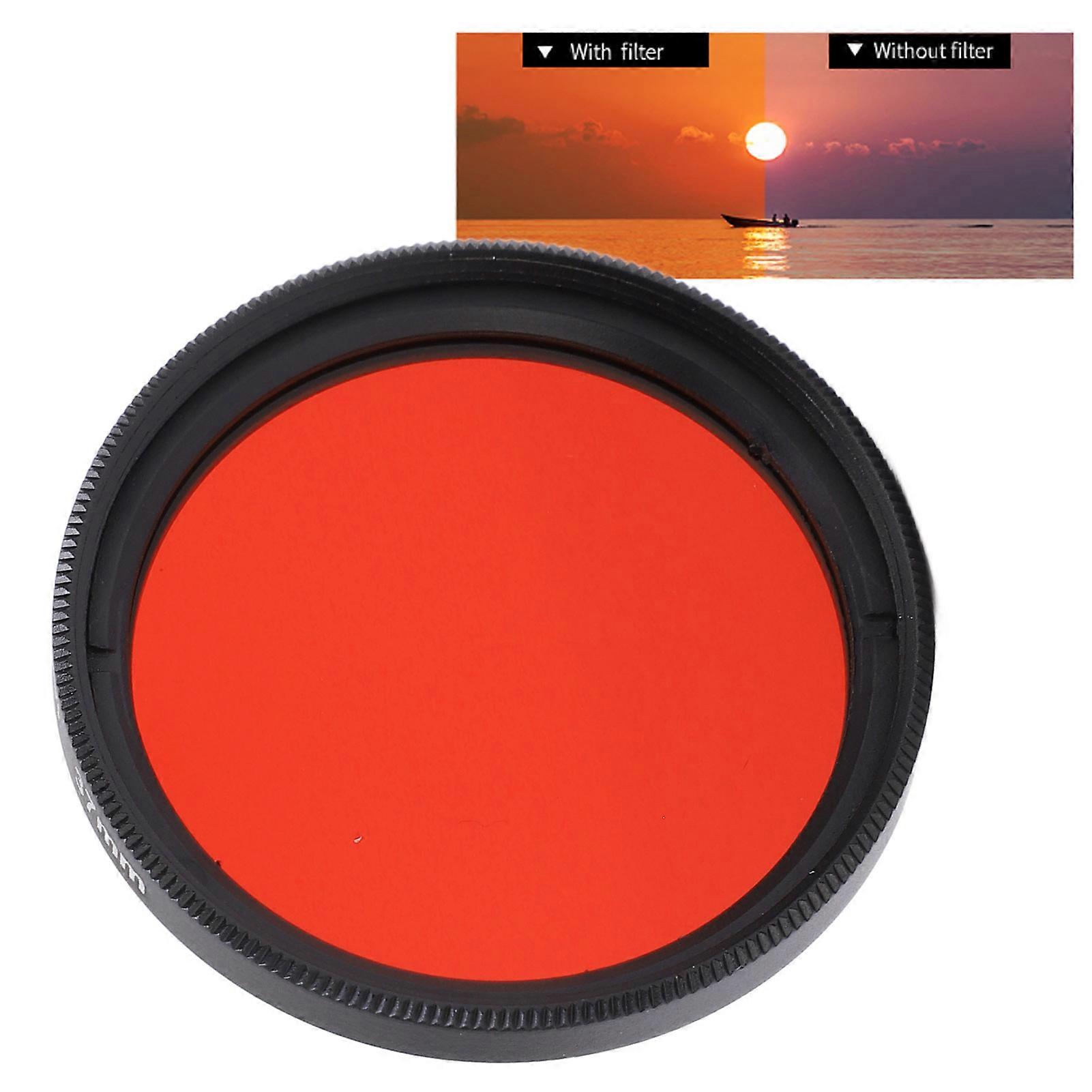 37mm Full Color Lens Filter Kit Orange Scratch Resistant Waterproof