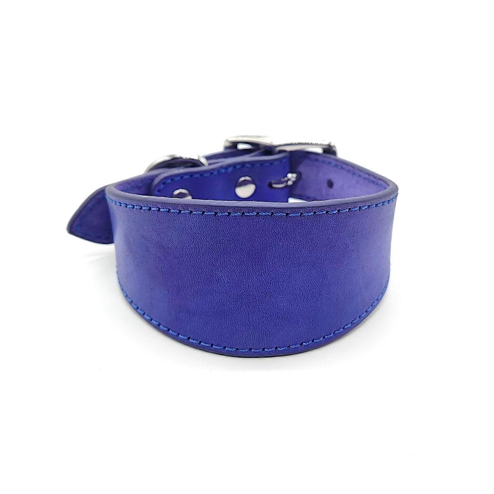 Elegant Dogs Leather Collar with Soft Padding, Adjustable Wide Puppy Collars in Multiple Sizes and Colors