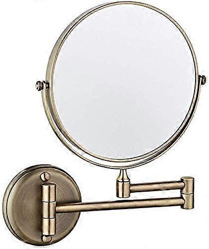 Extending Folding Bathroom Shaving Cosmetic Make Up Mirror 3X/1X Magnification Countertop Vanity Mirrors (Color : 6)