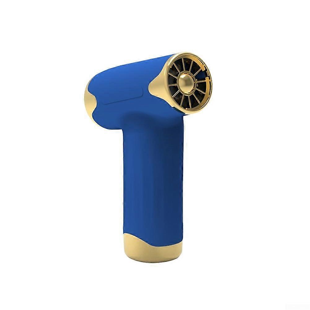 Electric Dust Blower, Portable Mini Turbo Rechargeable Electric Handheld Air Blowers Duster Cleaner for Keyboard and Computer PC(Blue)