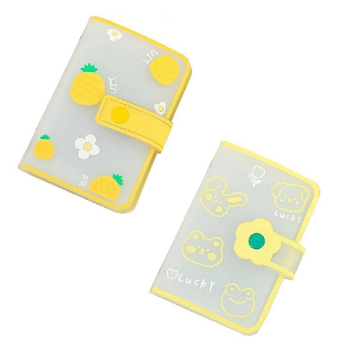 Postcard Storage Album: Mini Idol Card Collection with Protective Sleeves for Card Storage