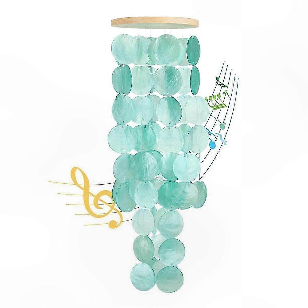 Seaside Inspired Outdoor Decor Featuring Shell Wind Chimes