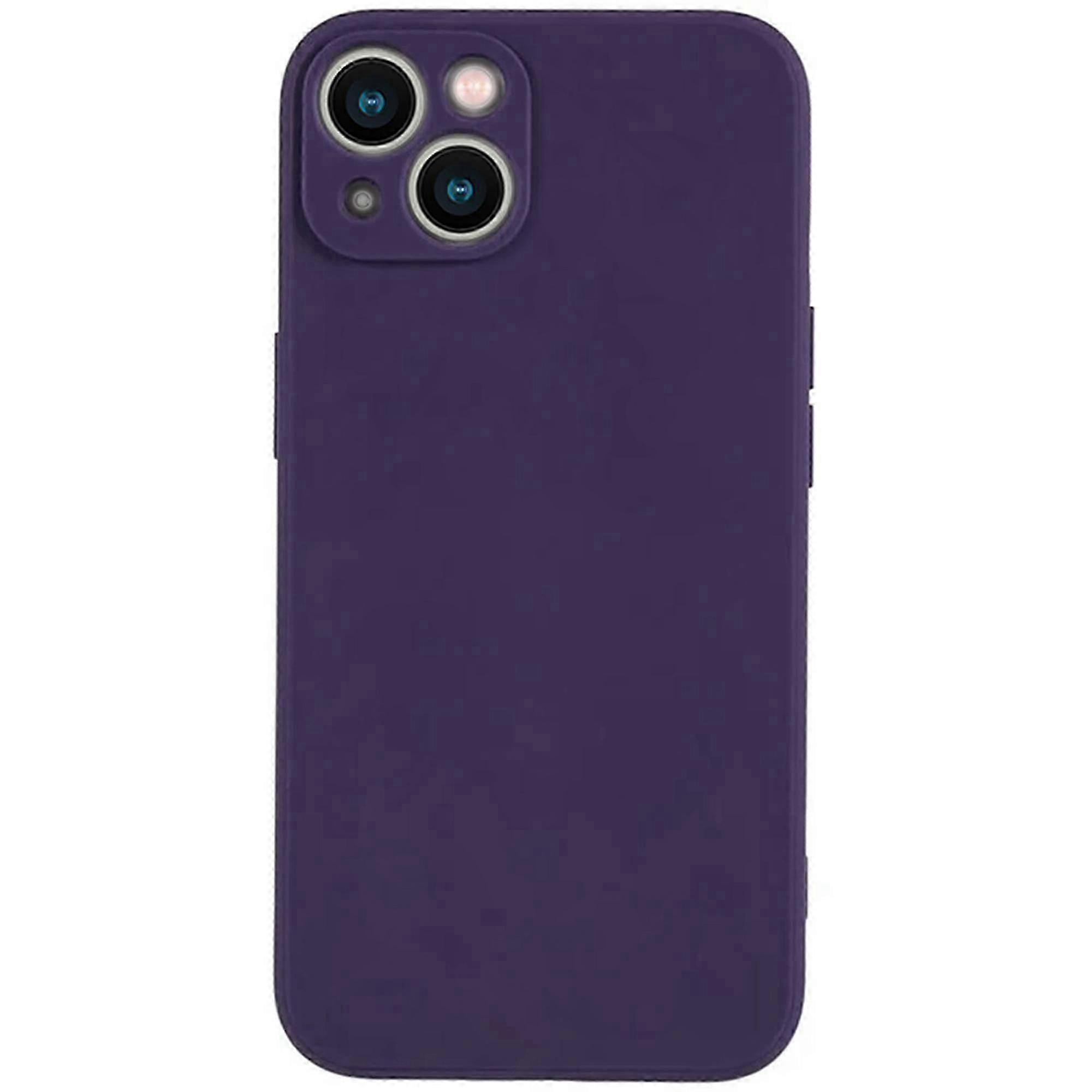 Scratch-Resistant Solid Color TPU Phone Case Cover for iPhone 14 Protection