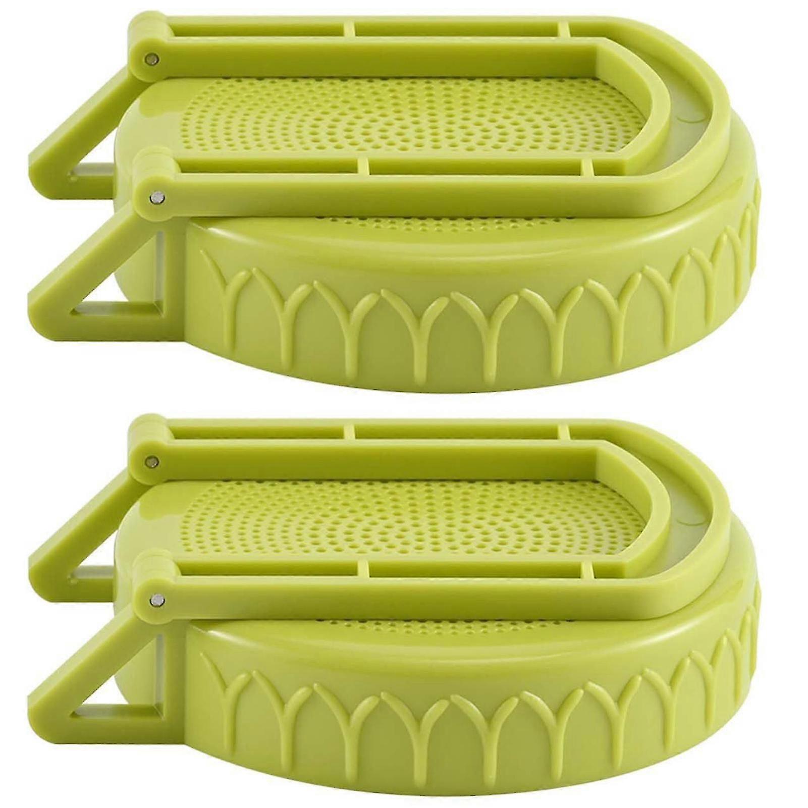 Sprouting Lids with Stand for Alfalfa Broccoli Seed Reusable Rust-Proof Non-BPA Plastic