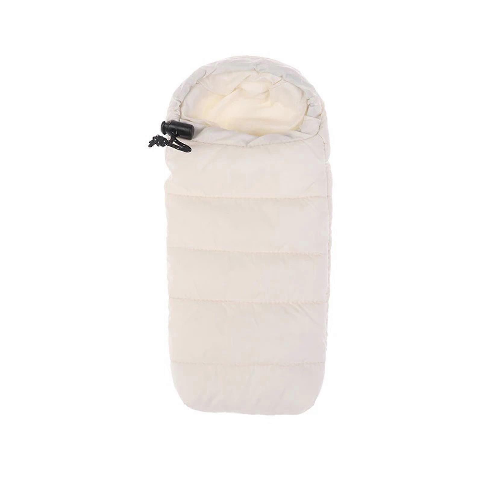 Versatile 18cm Doll Sleeping Sacks Fabric Camping Prop For Creative Photography  White