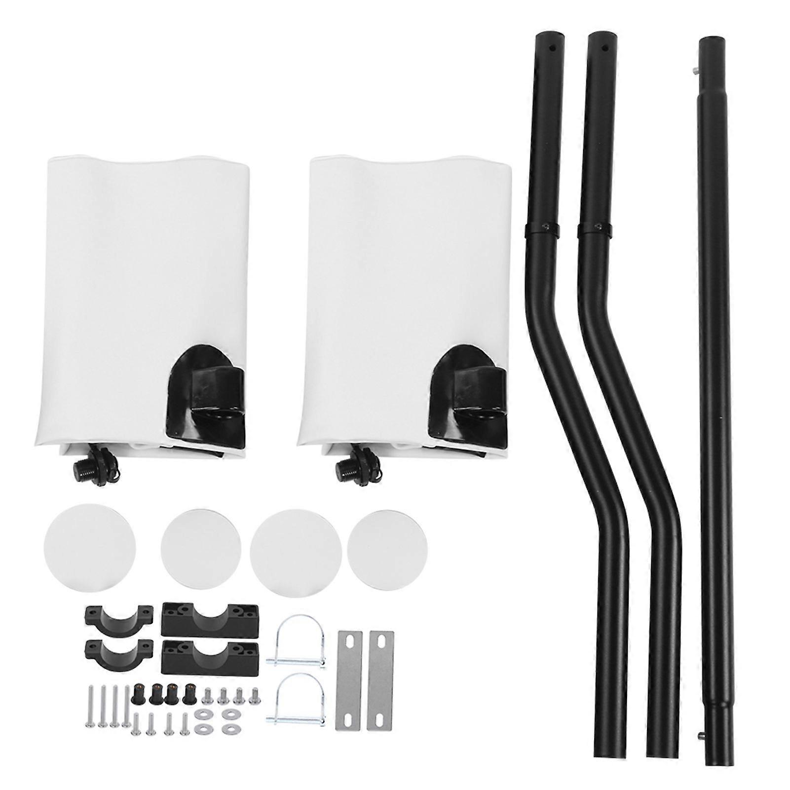 Inflatable Kayak Stabilizer PVC Canoe Outrigger Kit Floating Balancing Boat AccessoryWhite