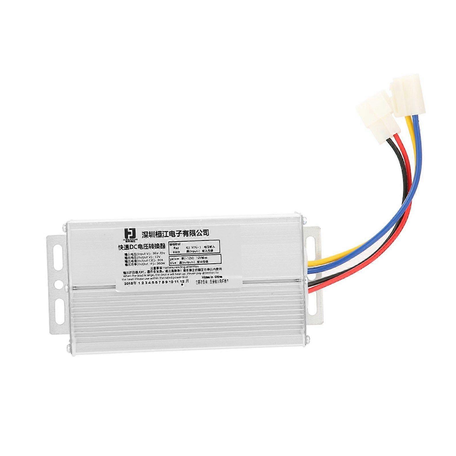 36-72V to 12V 30A 360W DC Converter Adapter Voltage Transformer