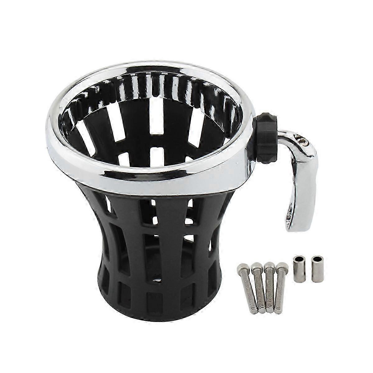 Motorcycle Accessories Kettle and Beverage Holder Black &amp; Silver