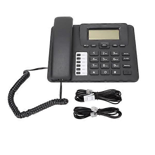Landline Phone for Home Office with LCD Display, Handsfree, Caller ID, Alarm Clock, Landline Phone for Home and Hotel