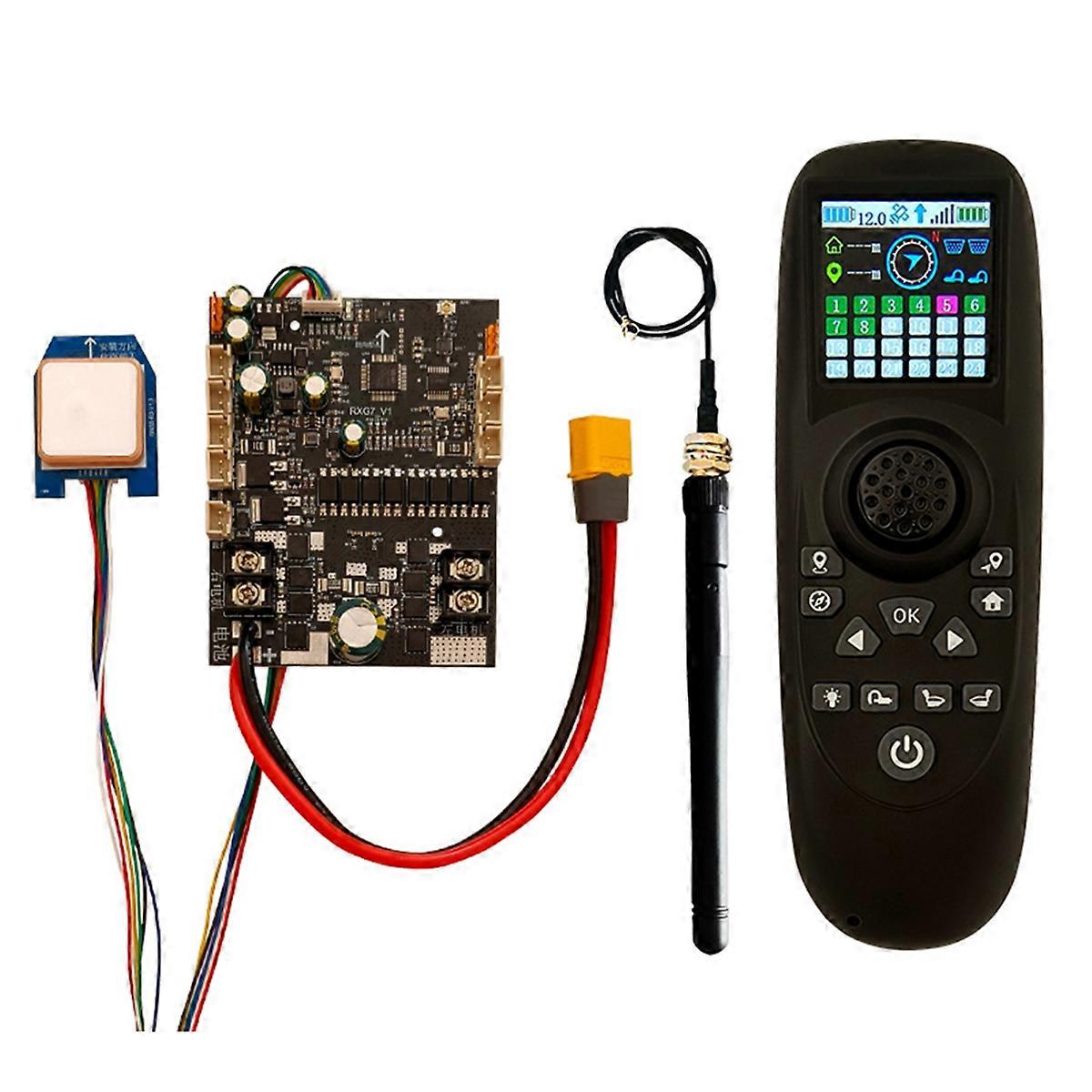 ABLD TXG4 1.54Inch Colored Screen Display Remote Controller 6-12V Receiver Board GPS Control for RC