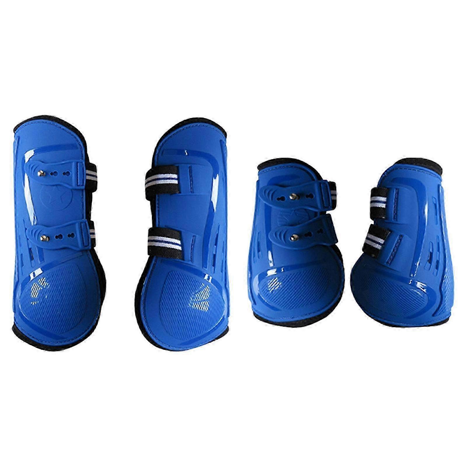 4x Horse Boots Leg Protective Support Tendon Protector Comfortable Leg Wraps